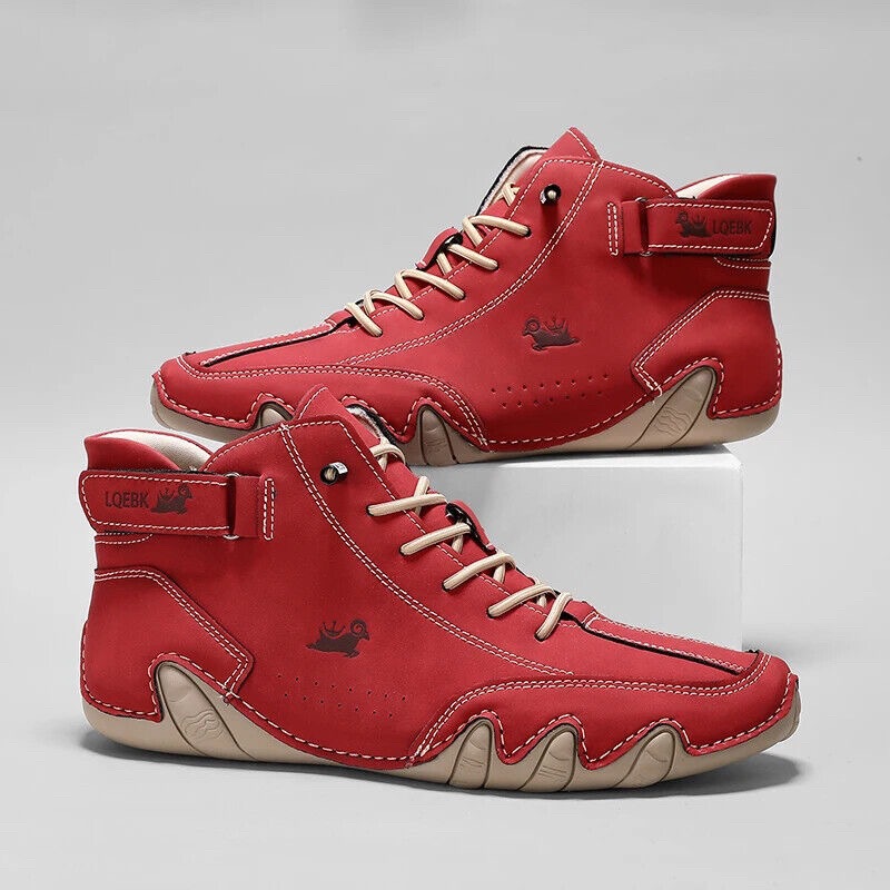 Men'S Shoes Dq - Кожаные повседневные кроссовки для мужчин, модные