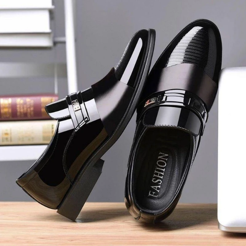 Men Shoes Official - Новые мужские формальные кожаные туфли, повседневная