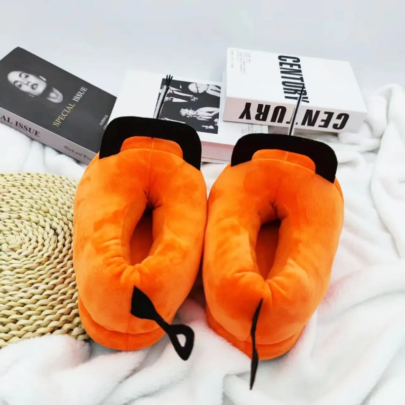 Men'S Shoes To Women'S - Аниме бензопила, мужские домашние тапочки Pochita,