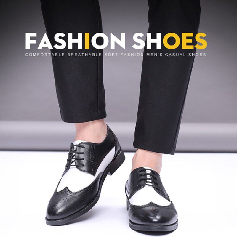 Men Shoes Official - Мужские кожаные туфли Four Seasons с