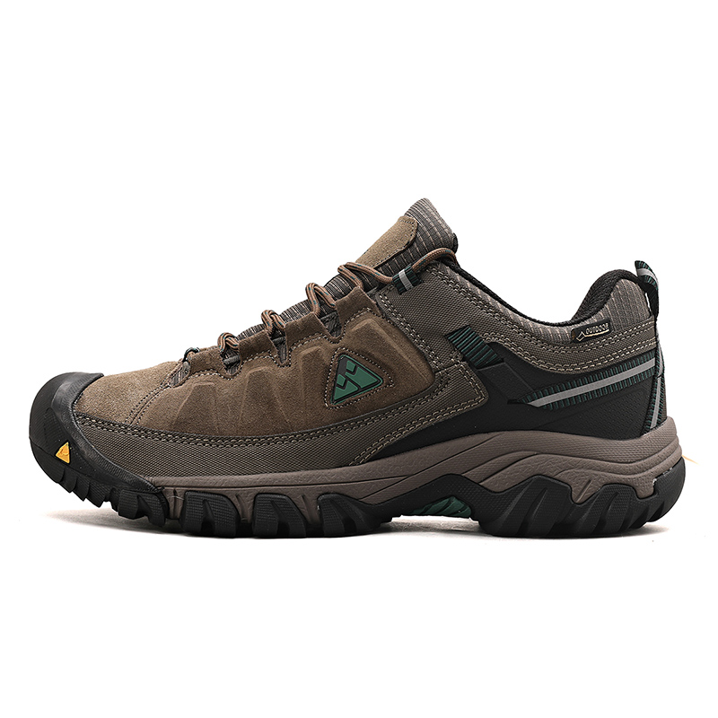 Men Shoes Outlet - HIKEUP/Новая мужская походная обувь, прочная кожаная