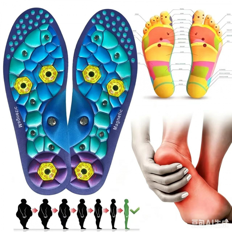 Men Shoes Outlet - Магнитные комфортные массажные стельки для акупунктурных