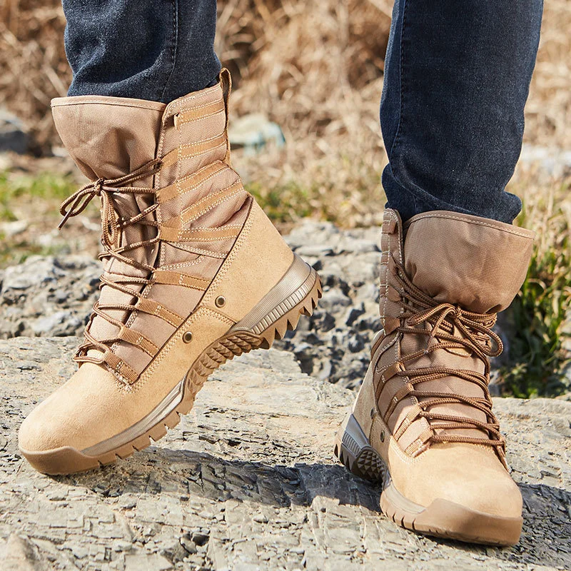 Men Shoes Eu To Us - Популярные тактические ботинки для пустыни с