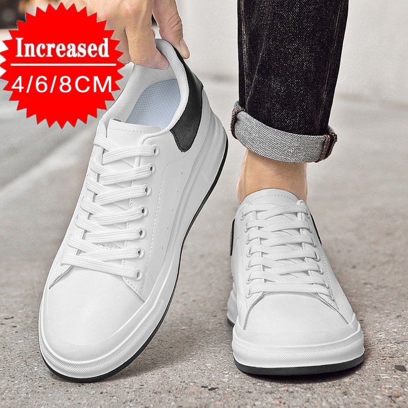 Men'S Shoes Black And White - Новые роскошные мужские туфли-лифты, невидимые, увеличивающие