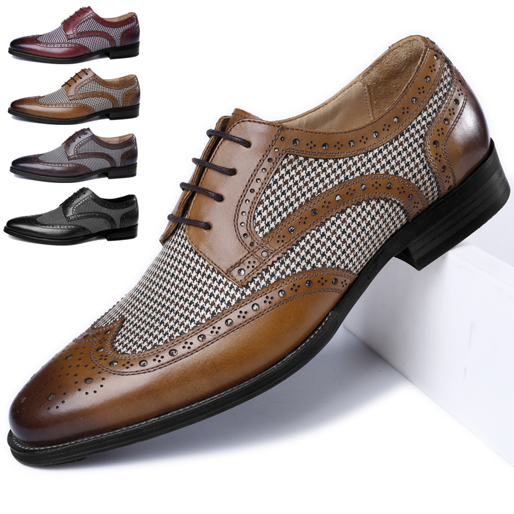 Men Shoes Official - Мужские туфли оксфорды из мягкой джинсовой