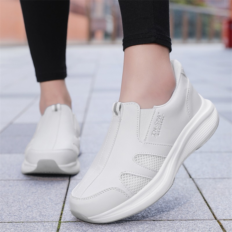 Men'S Shoes Black And White - Медицинские рабочие туфли унисекс: дышащие сетчатые