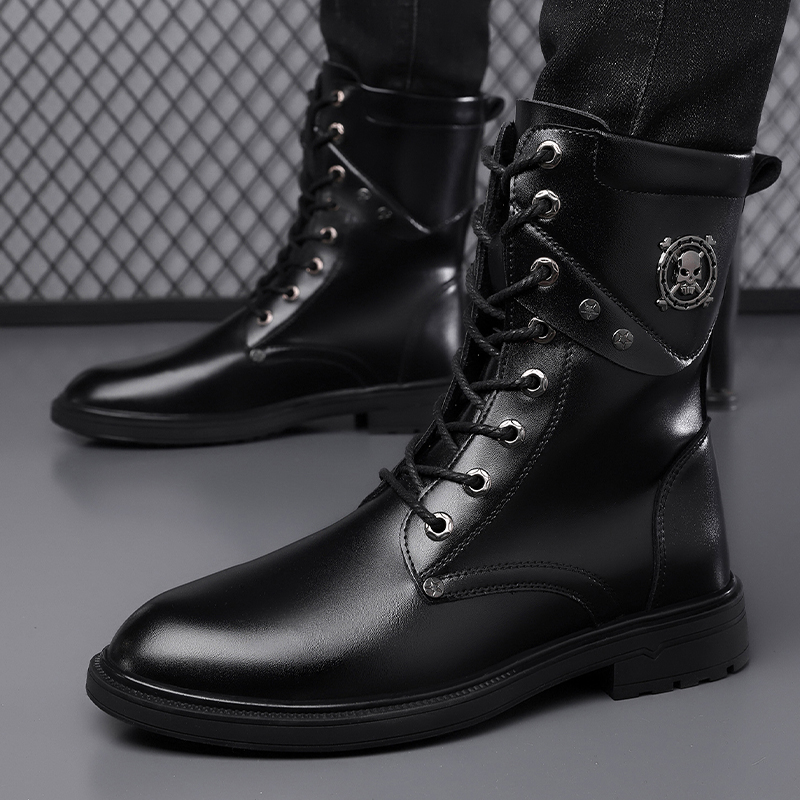 Унисекс ботинки на платформе с – обзор и цена Men'S Shoes Black And White