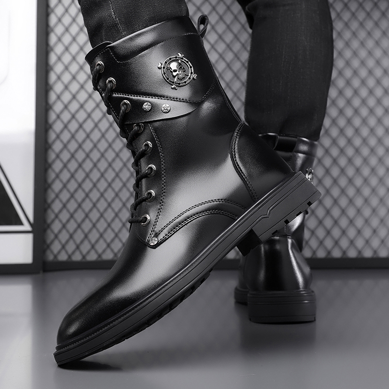 Унисекс ботинки на платформе с – обзор и цена Men'S Shoes Black And White