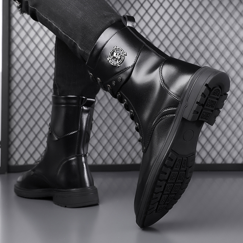 Унисекс ботинки на платформе с – обзор и цена Men'S Shoes Black And White