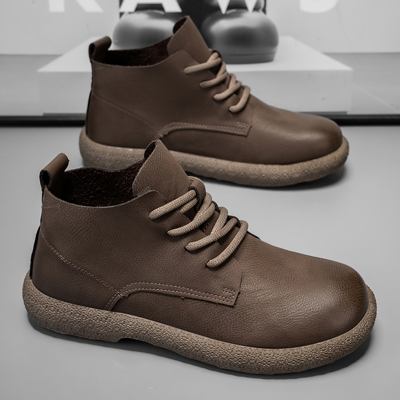 Мужские ботильоны Коричневые к – обзор и цена Men'S Shoes Dq