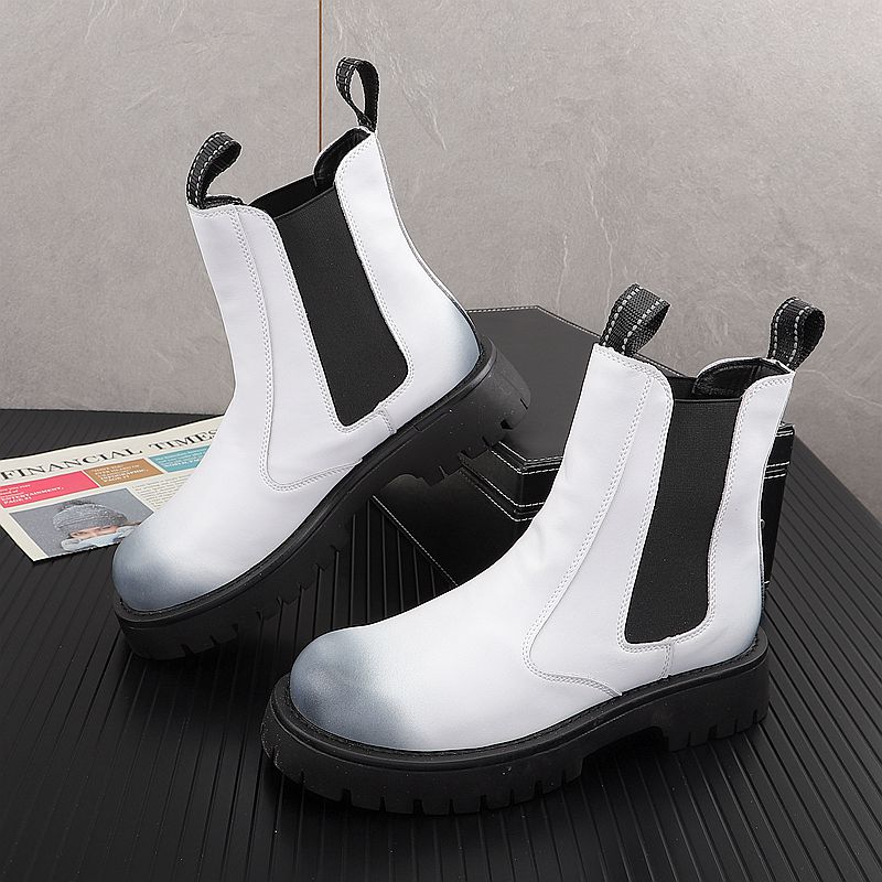 Мужские роскошные модные ботин – обзор и цена Men'S Shoes Black And White