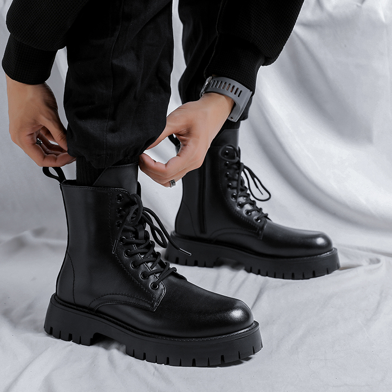 Мужские роскошные модные ботин – обзор и цена Men'S Shoes Black And White