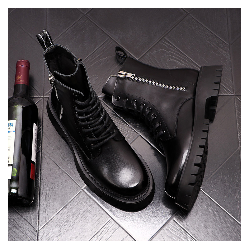 Мужские роскошные модные ботин – обзор и цена Men'S Shoes Black And White