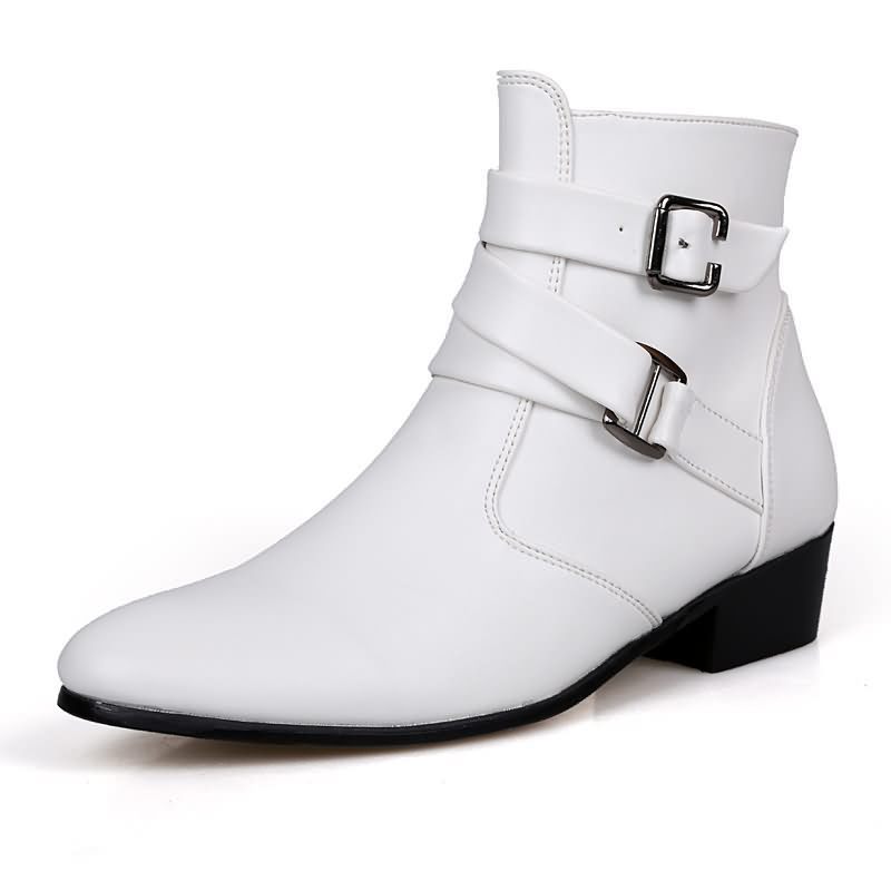 Роскошные мужские ботинки Кожа – обзор и цена Men'S Shoes Black And White