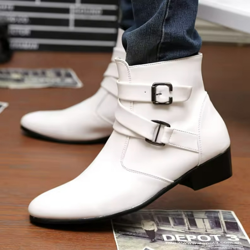 Роскошные мужские ботинки Кожа – обзор и цена Men'S Shoes Black And White
