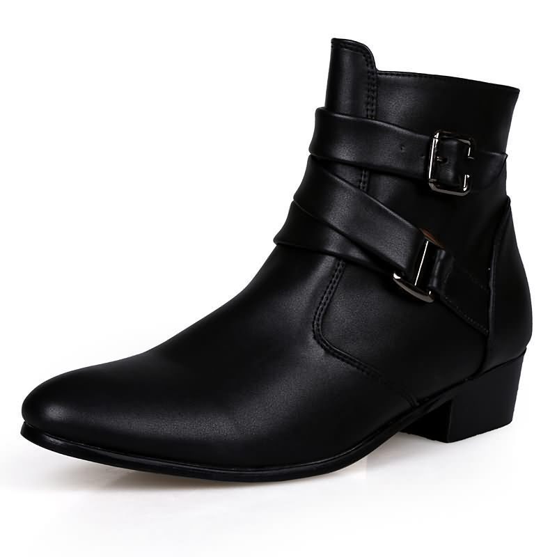 Роскошные мужские ботинки Кожа – обзор и цена Men'S Shoes Black And White