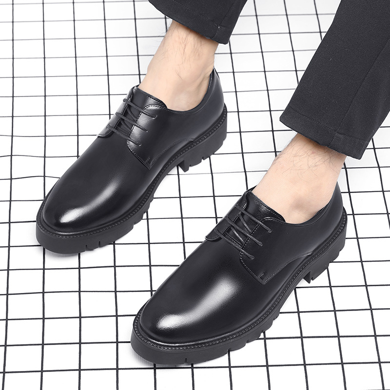 Мужские черные кожаные туфли н – обзор и цена Men Shoes Official
