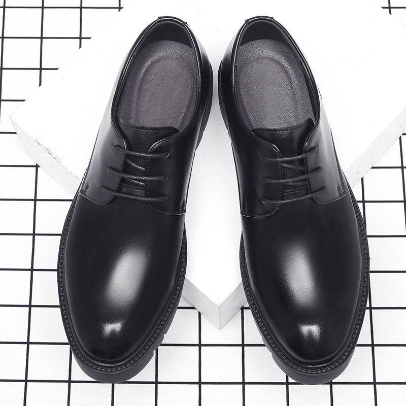 Мужские черные кожаные туфли н – обзор и цена Men Shoes Official